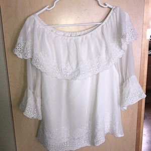 off the shoulder maurices blouse